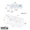 H & H Industrial Products 3 Piece Taiki 12" 1.5mm X 60 Degree 18mm Aluminum Soft Jaw Set 3900-4772 - alternate 2